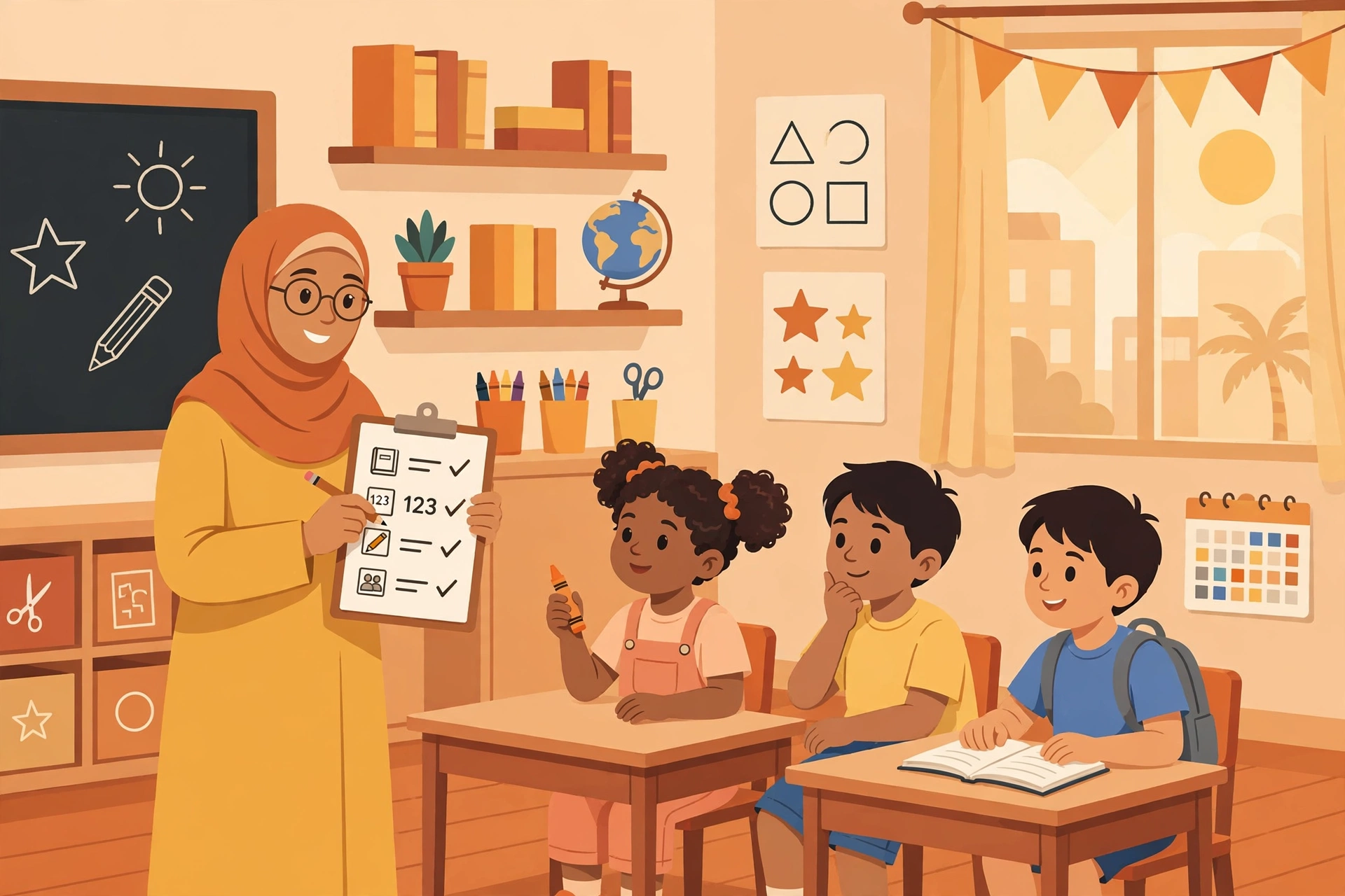 رصد مهارات طلاب المرحلة الابتدائية