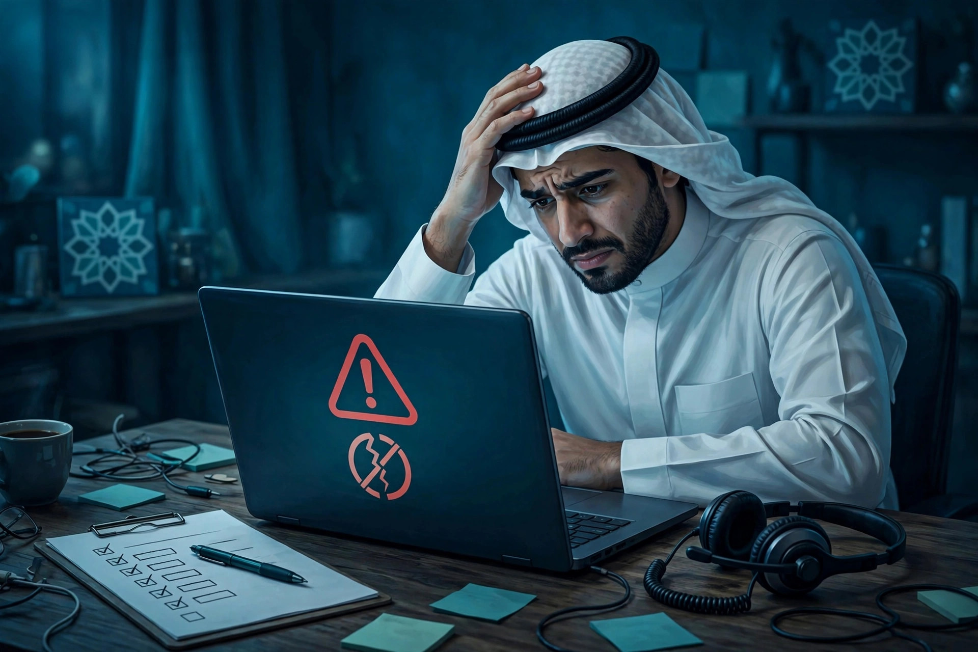 مستخدم يواجه مشكلة في تسجيل الدخول في نظام نور
